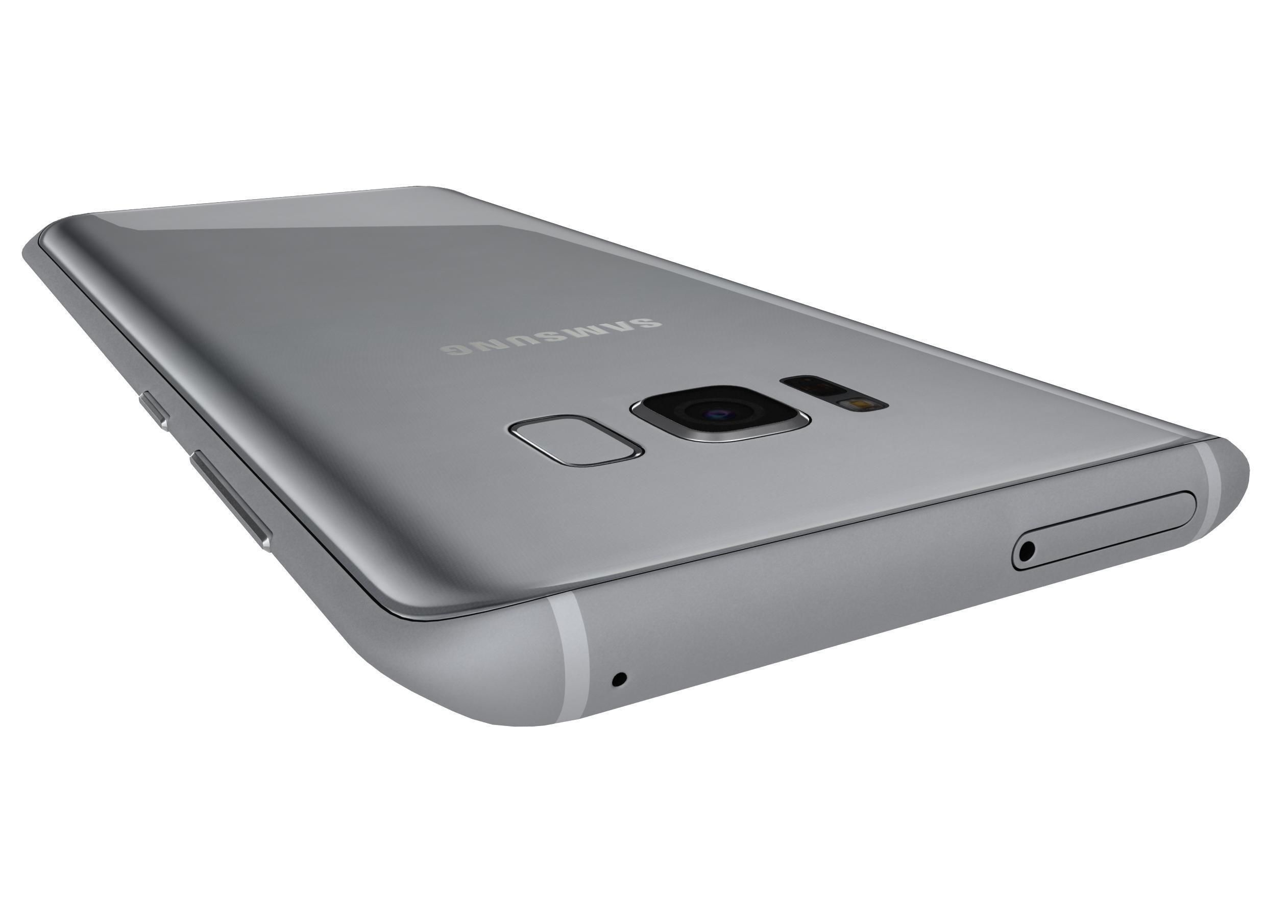 Samsung Galaxy S8 Arctic Silver 3D model_8