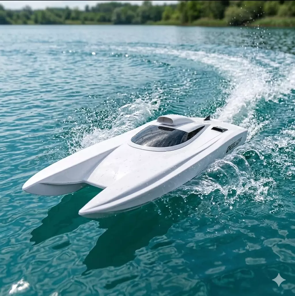 Race boat full scale RC 3D print model
