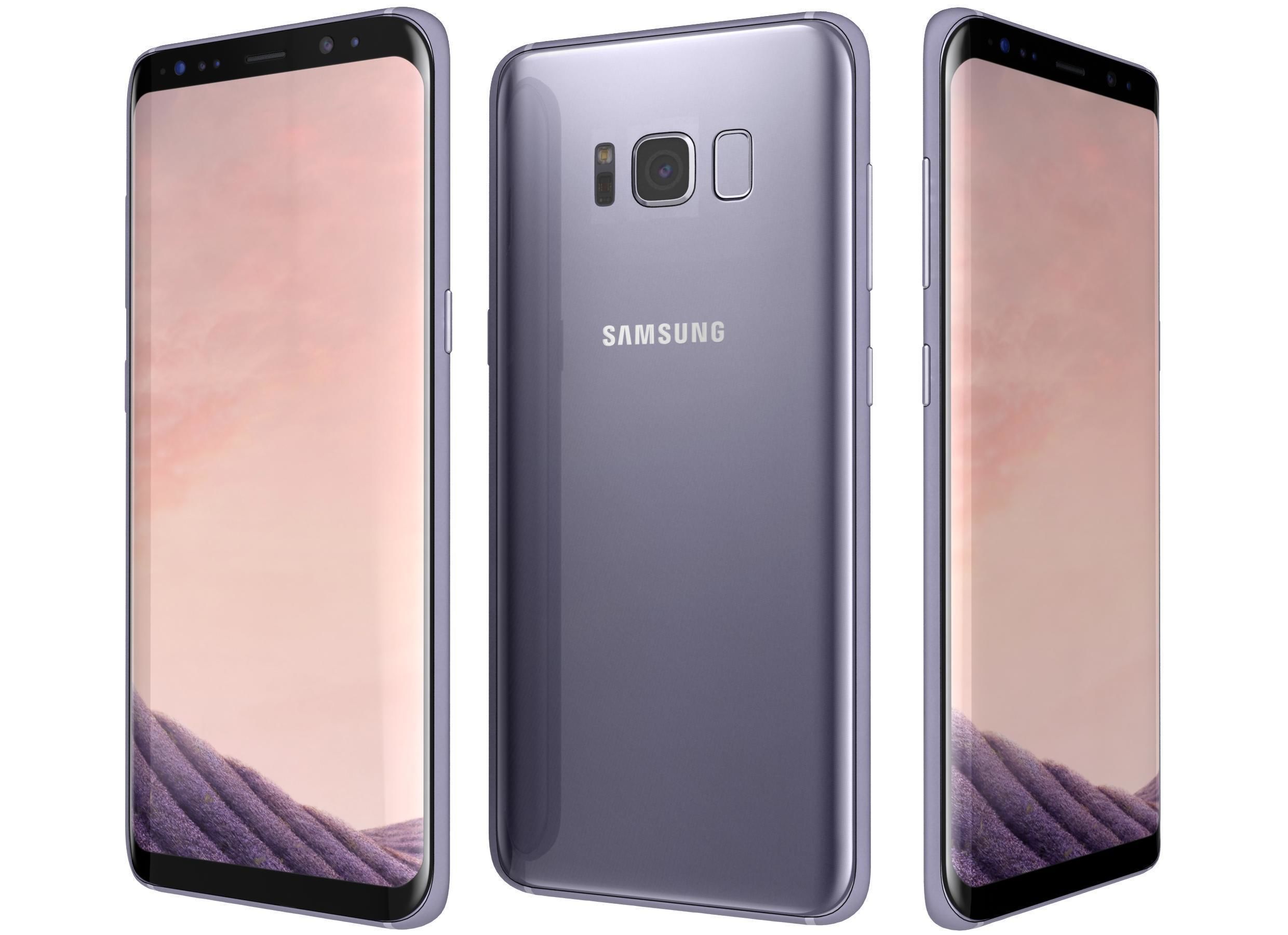 Samsung Galaxy S8 All Colors 3D model_5