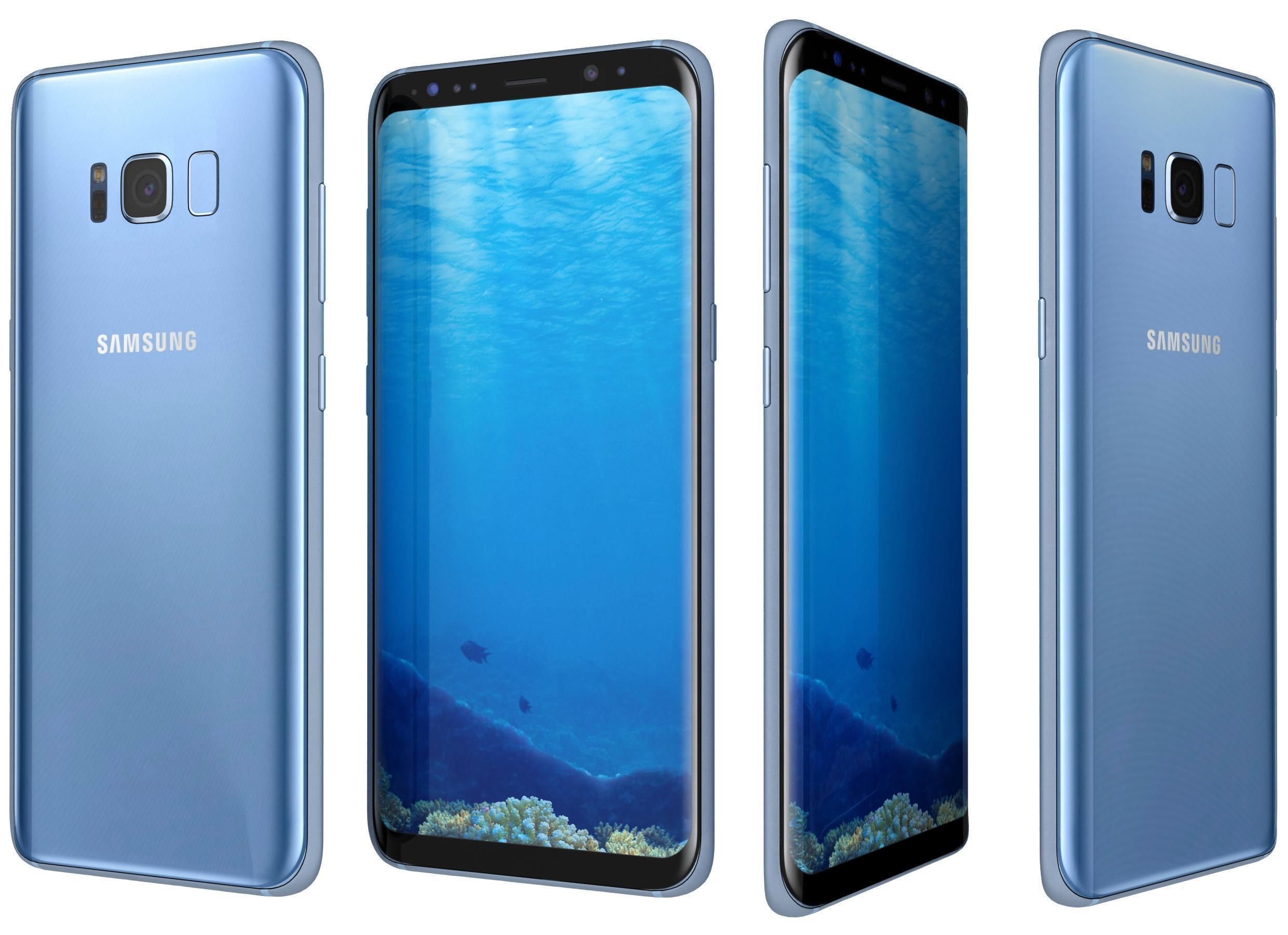 Samsung Galaxy S8 All Colors 3D model_10