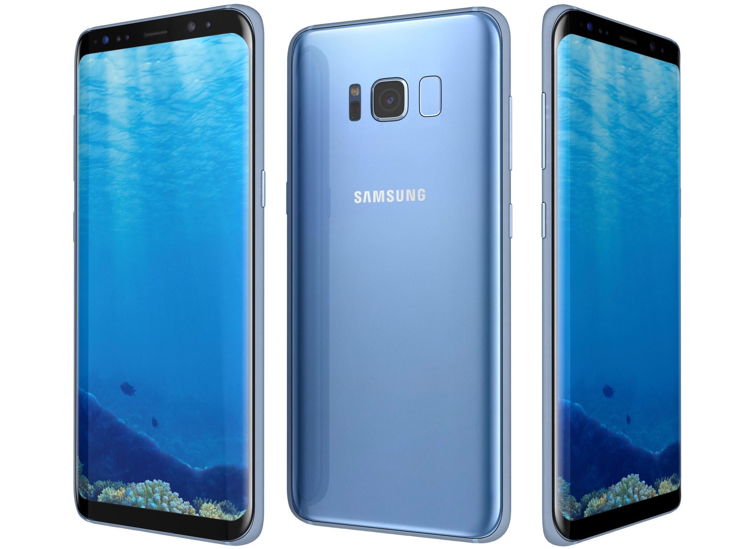 Samsung Galaxy S8 All Colors 3D model_1