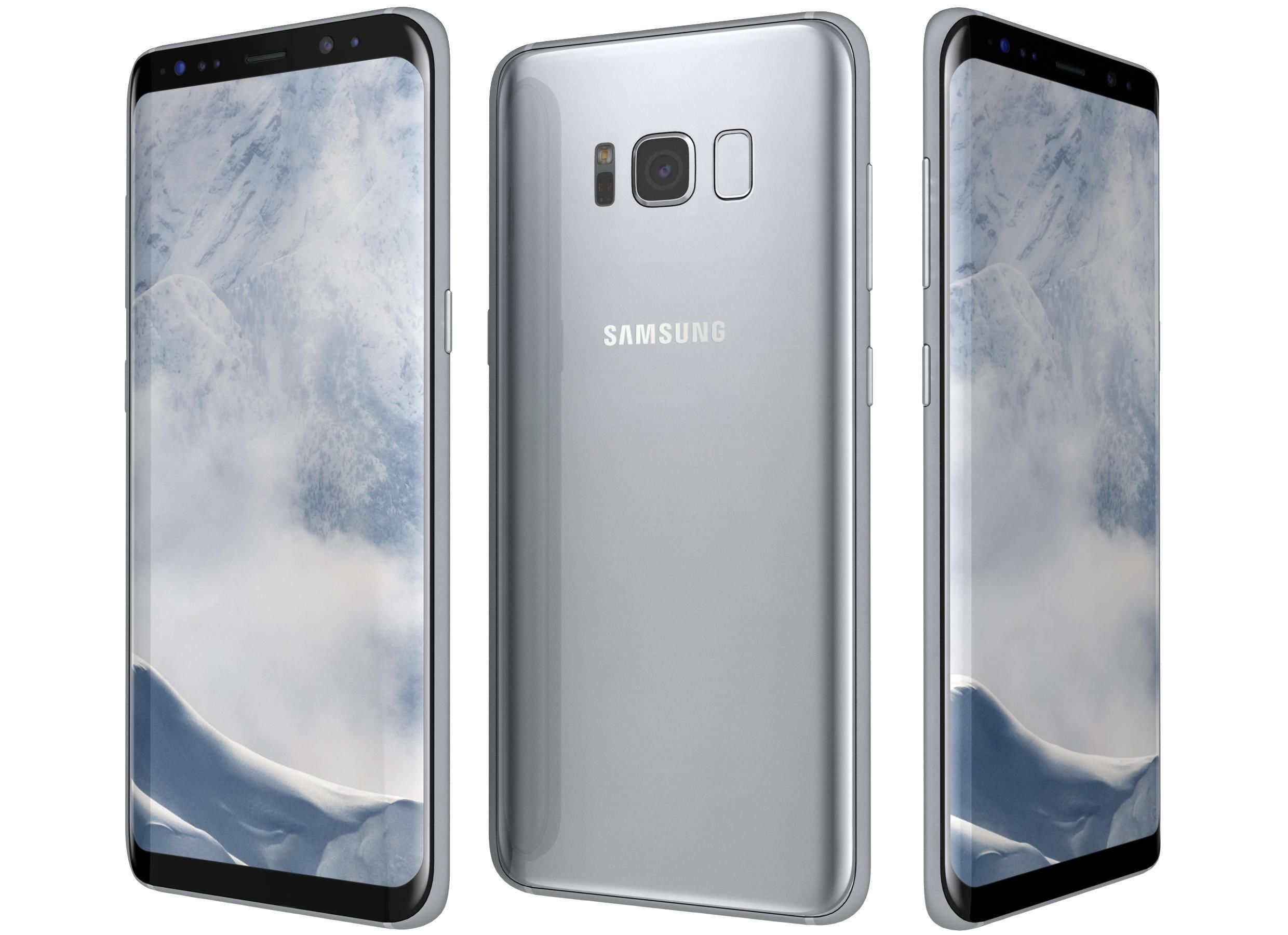 Samsung Galaxy S8 All Colors 3D model_3