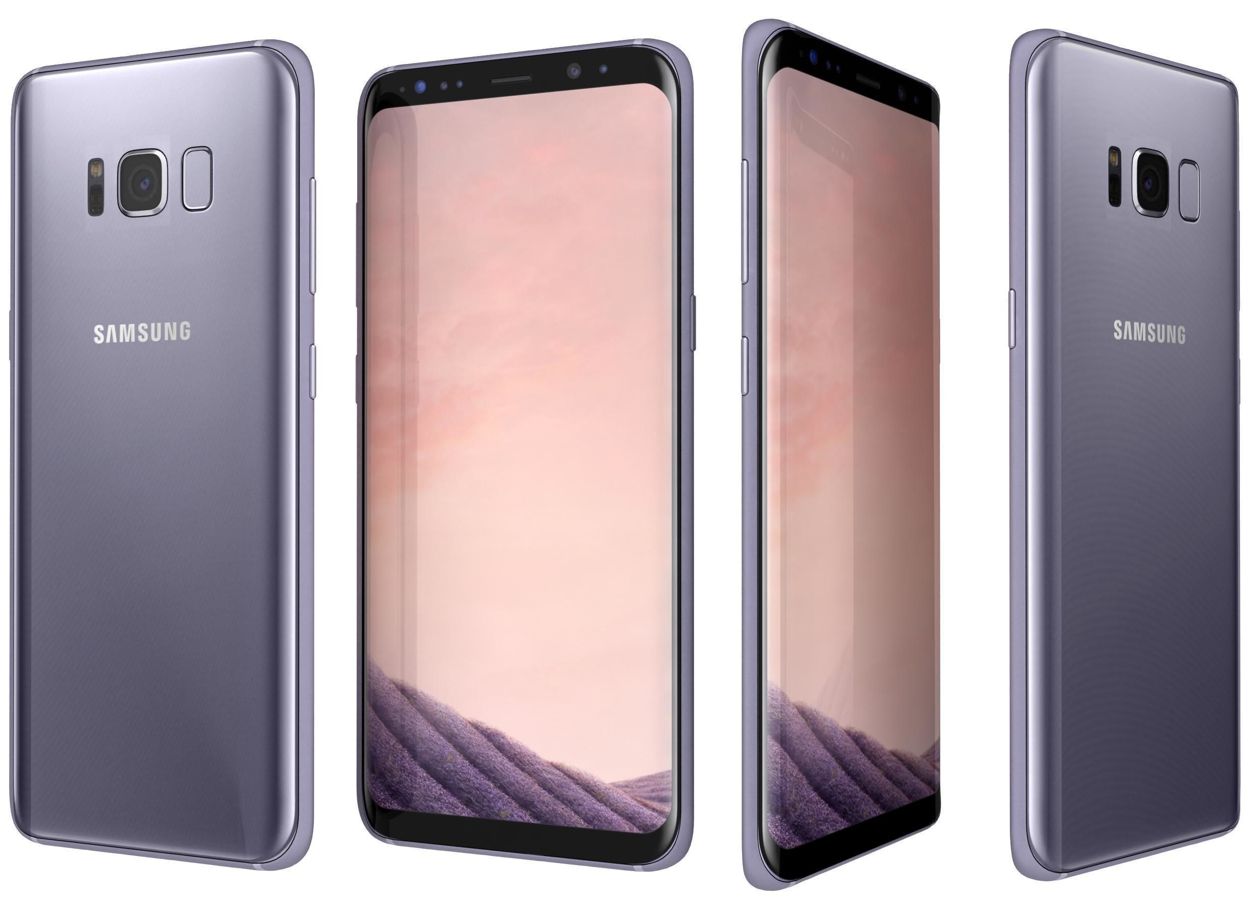 Samsung Galaxy S8 All Colors 3D model_6