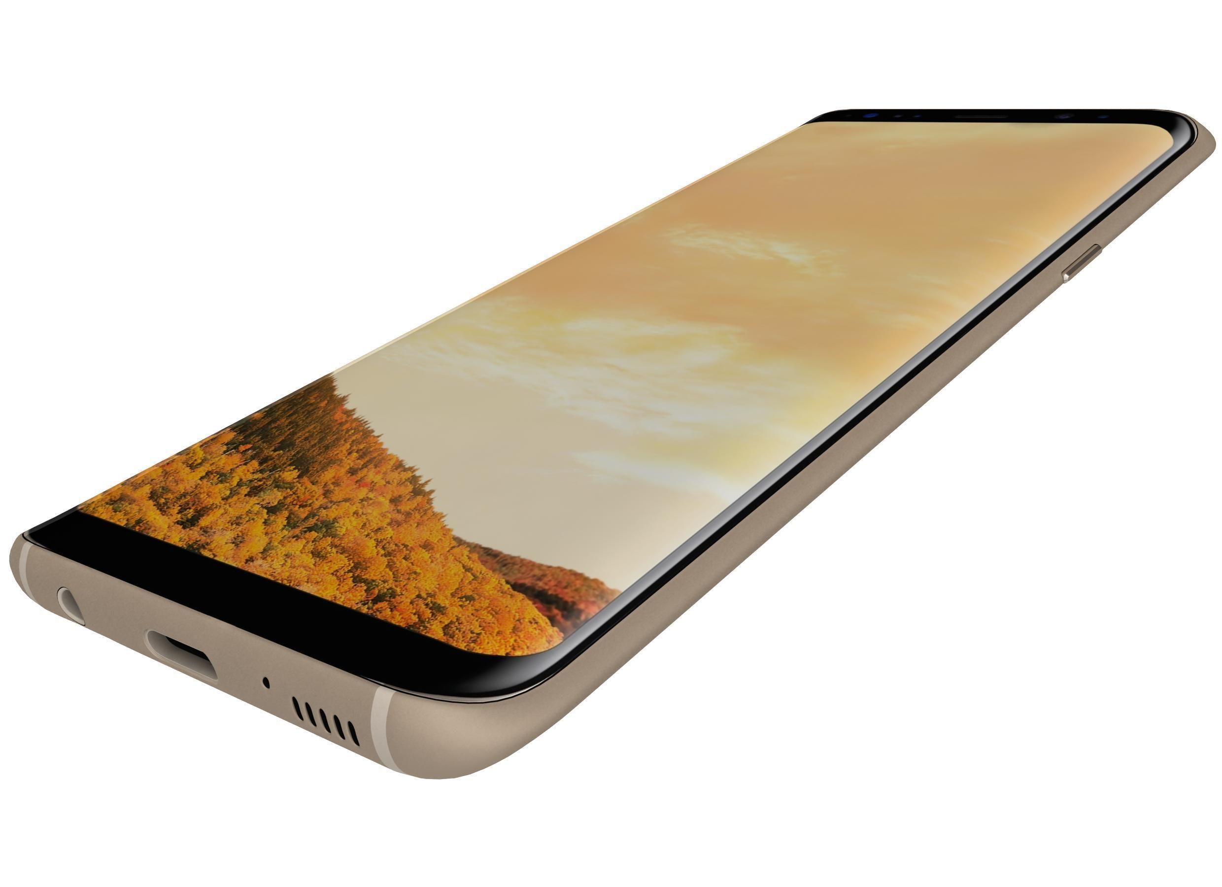 Samsung Galaxy S8 All Colors 3D model_43