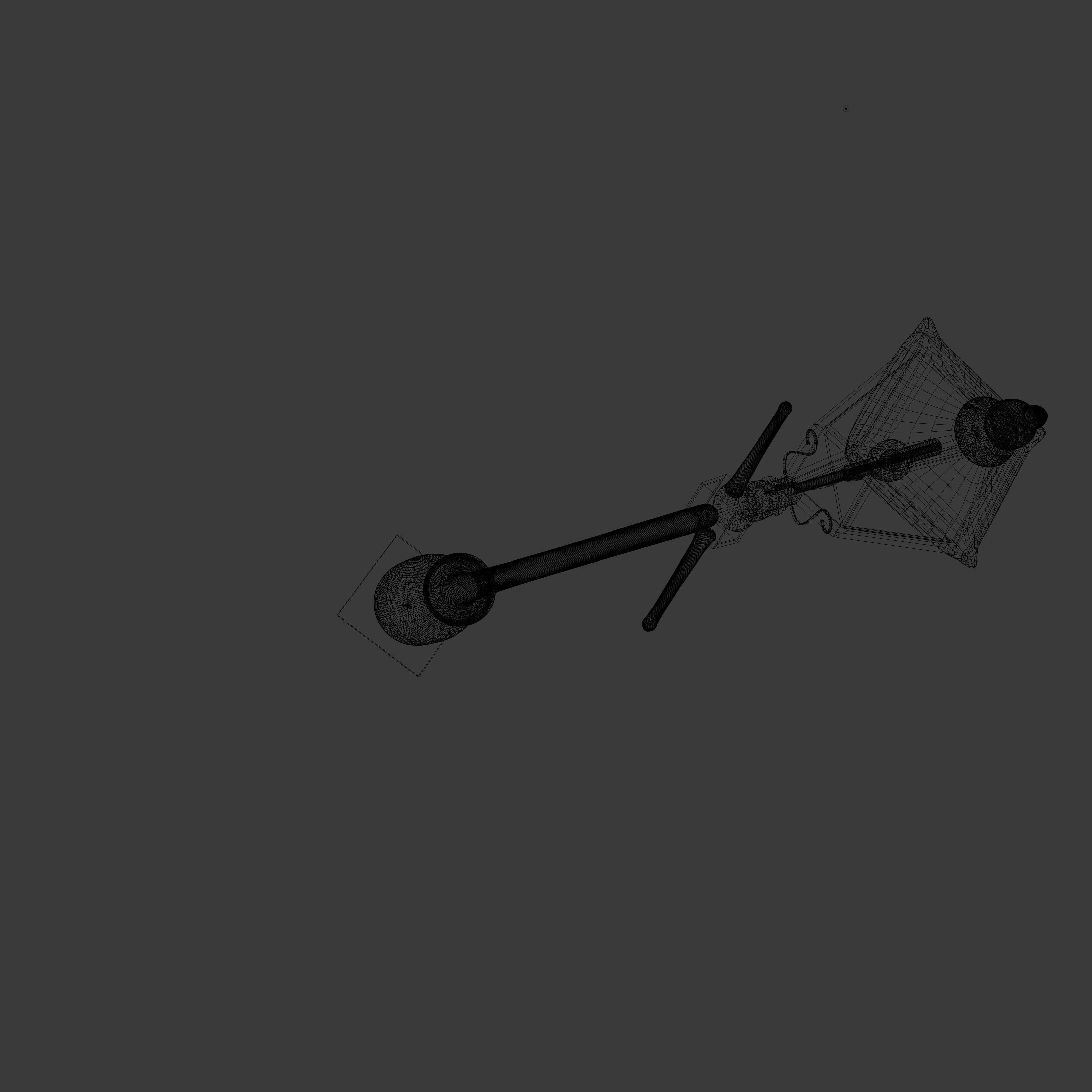 Victorian street light 3D model_17