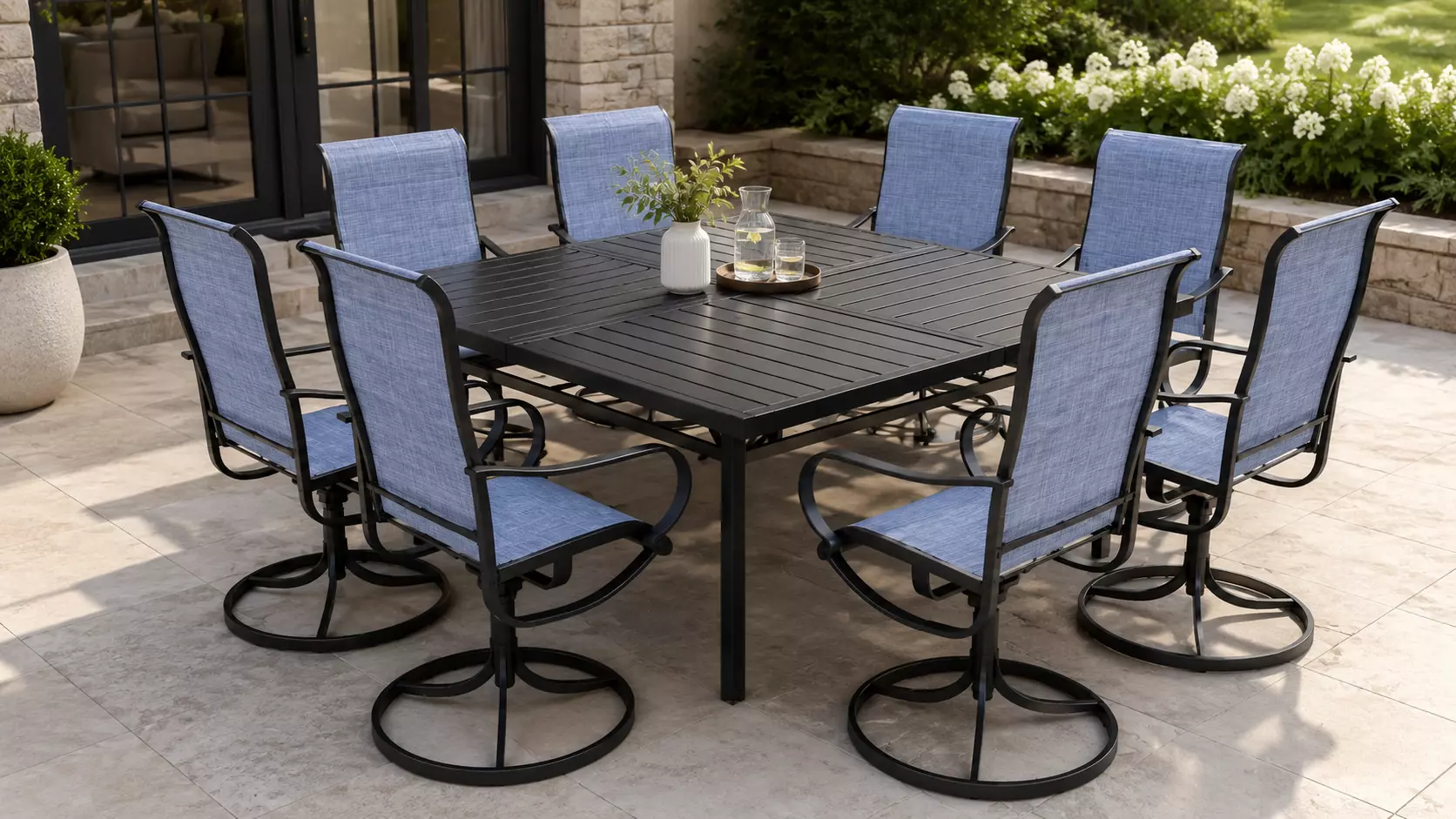 Modern Outdoor Dining Set 3D model