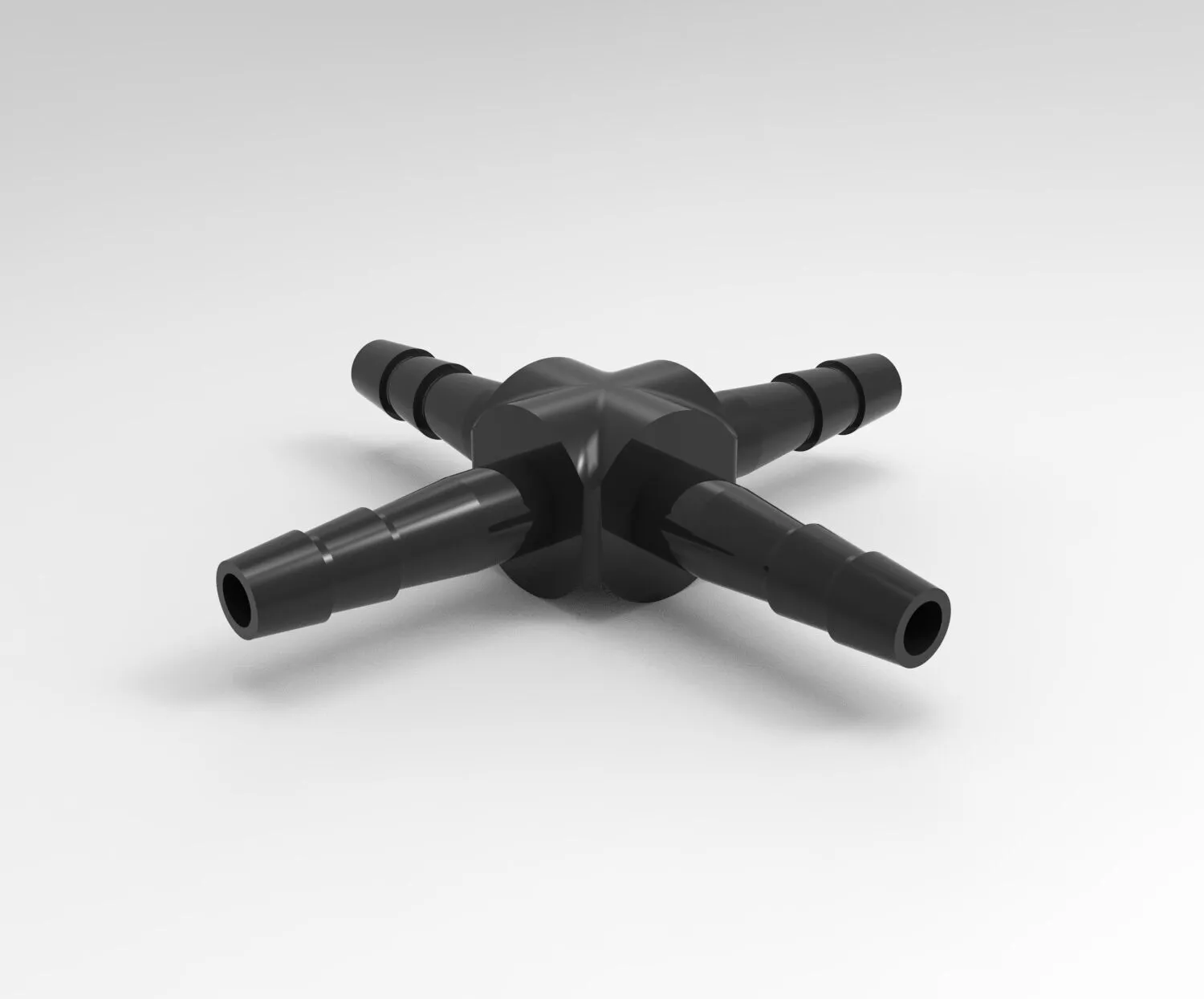 Pipe Connector - Cross shape 3D print model