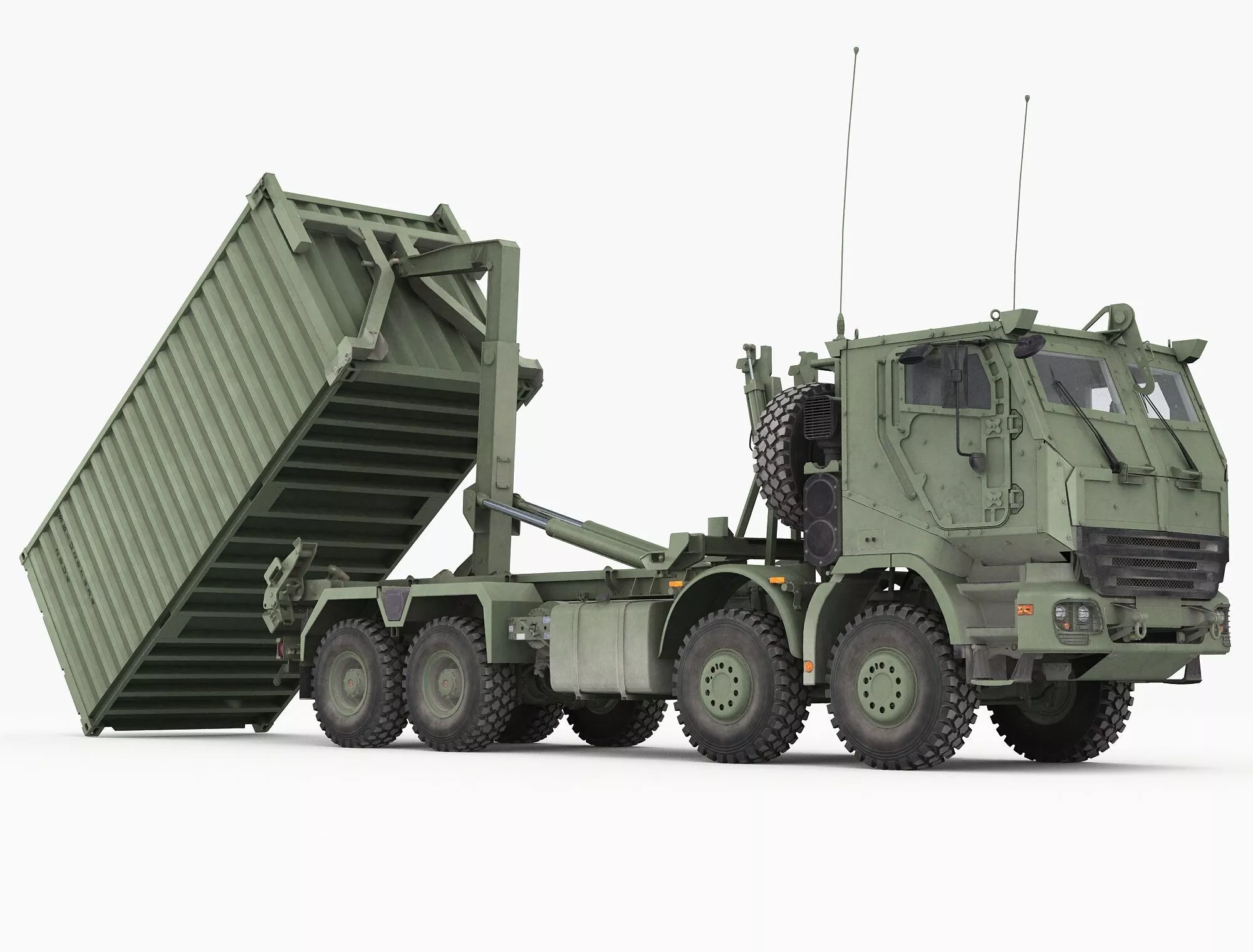 Generic Military Container Truck 8x8 3D model