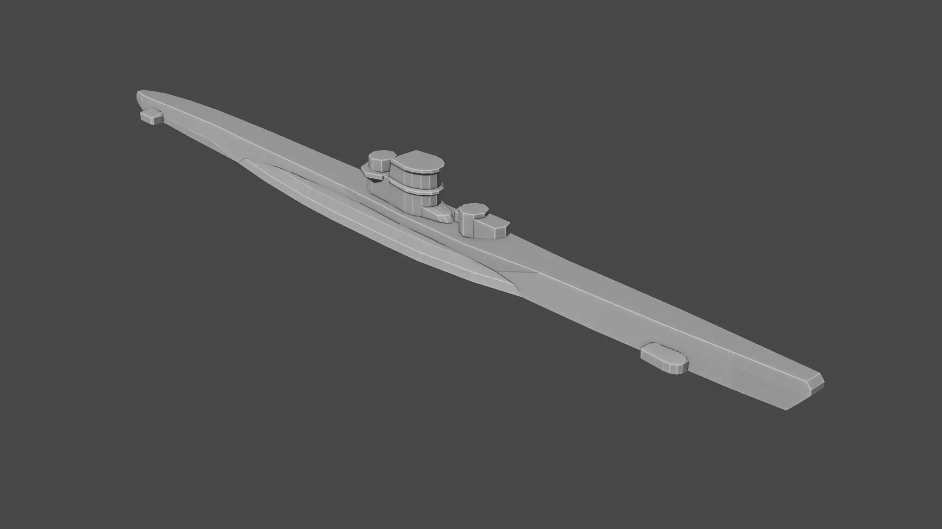 German Type VII-C Submarine Free 3D print model