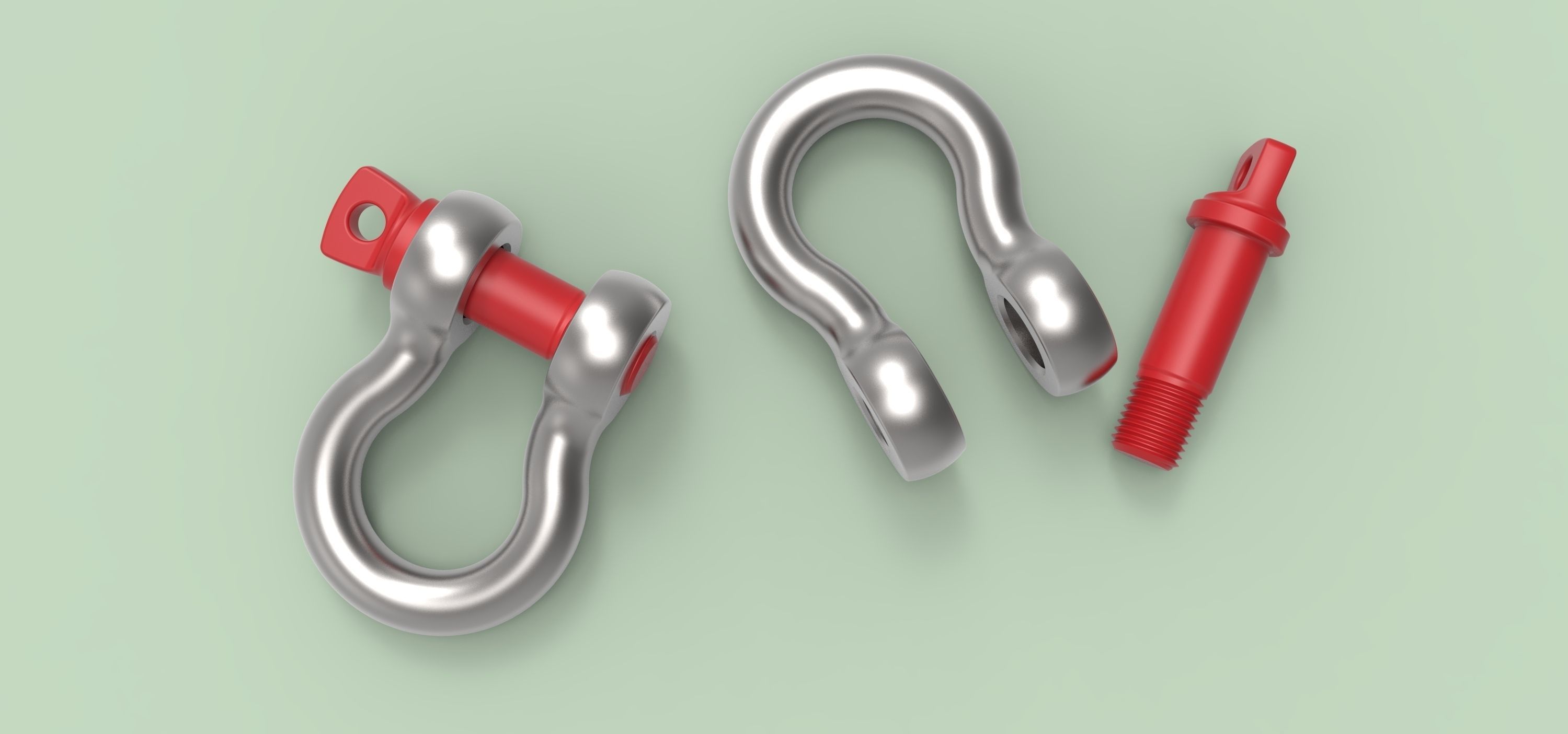 Anchor shackle G-209 3D model_4