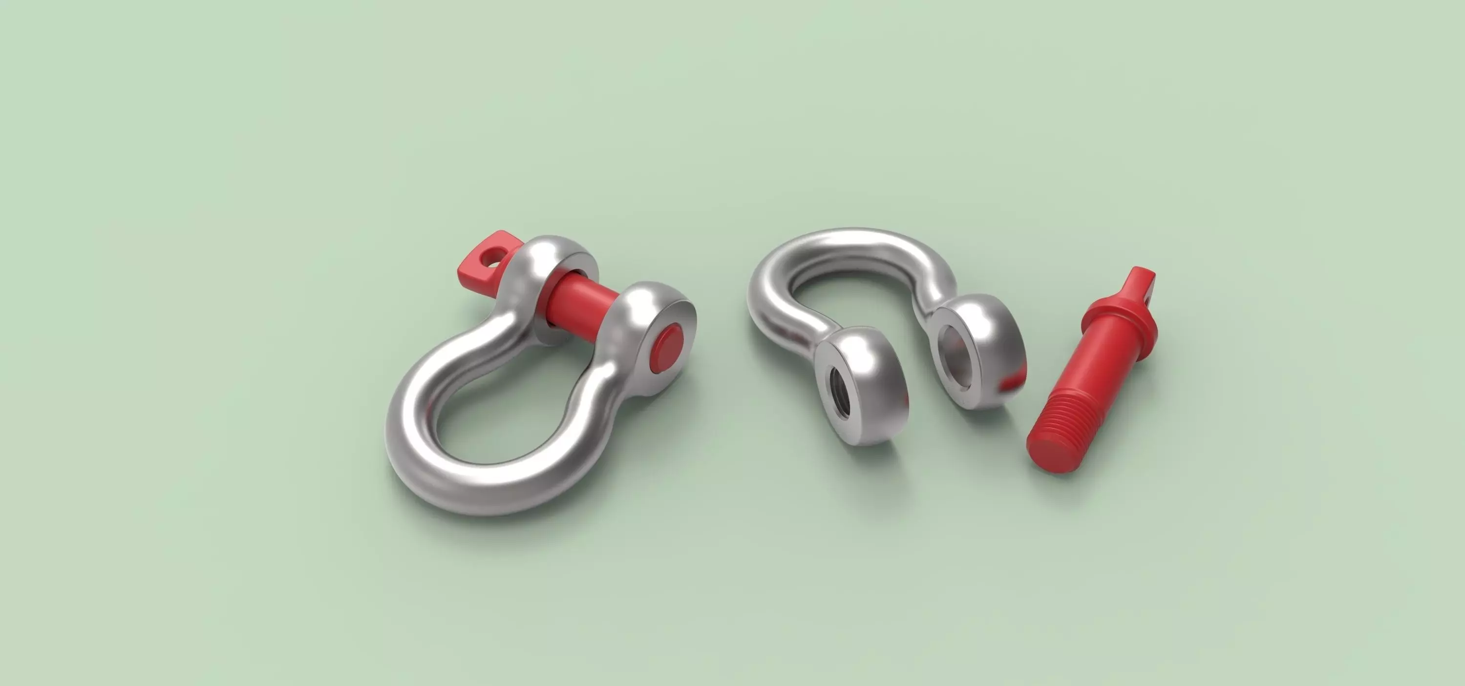 Anchor shackle G-209 3D model_0