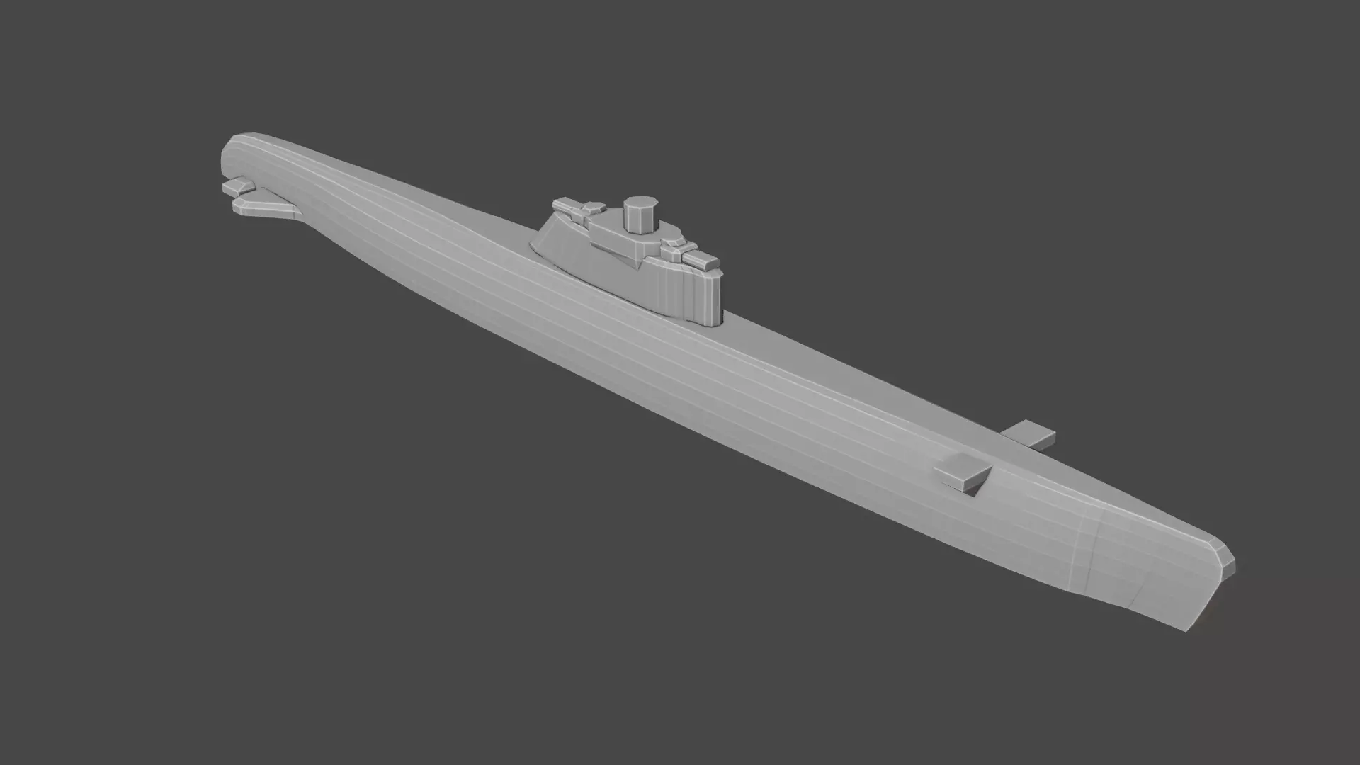 German Type XXI Submarine Free 3D print model