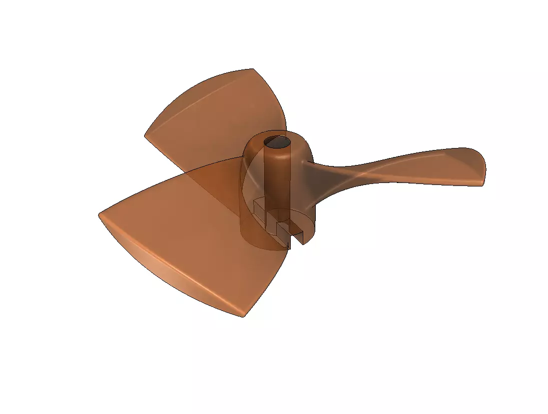propeller diameter 80 landing 5 3D print model