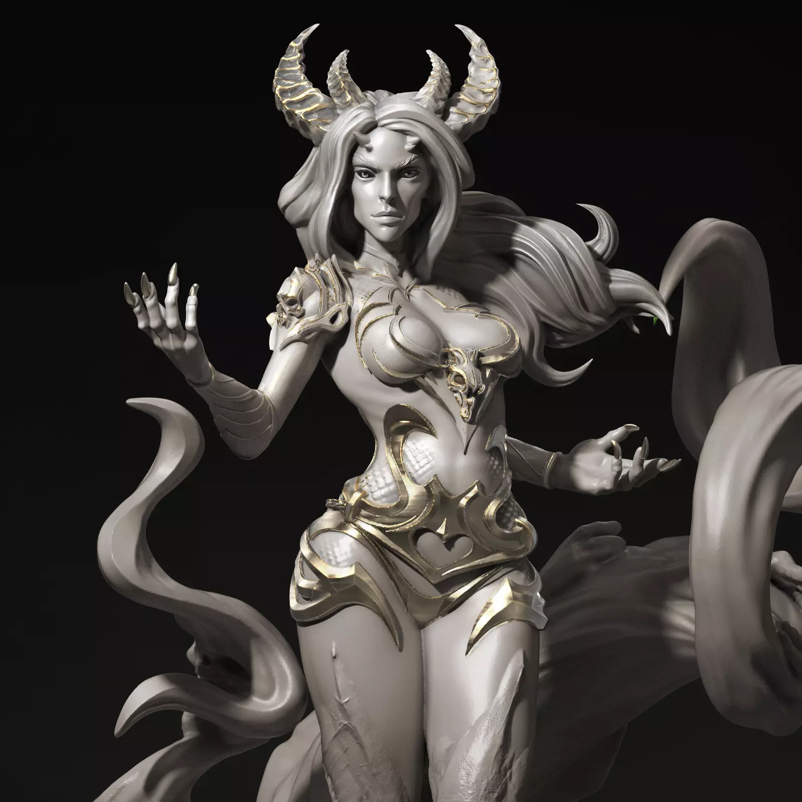 Demoness Lazabel 3D print model