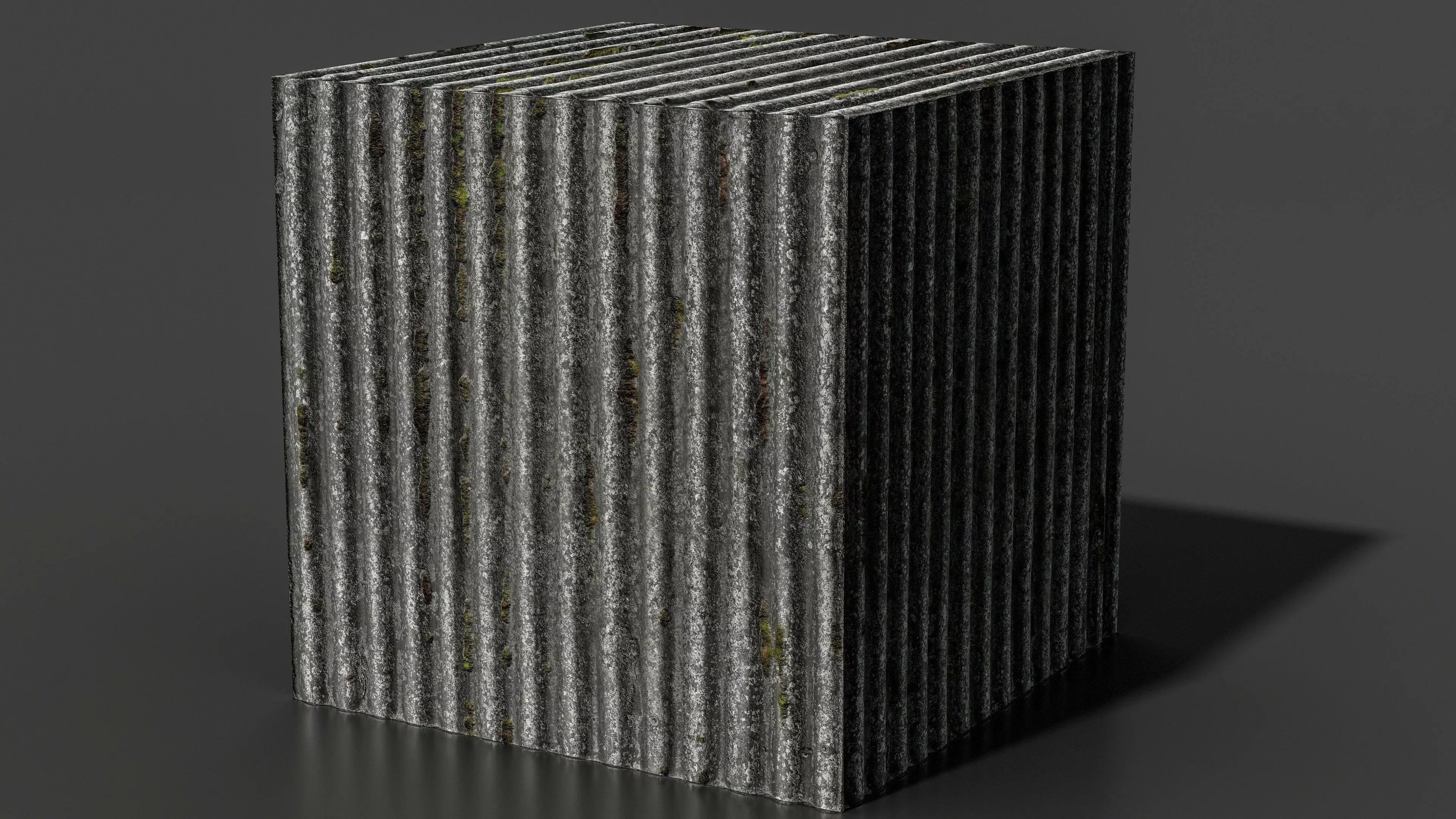 Roofing Asbestos Slate - PBR Material Texture