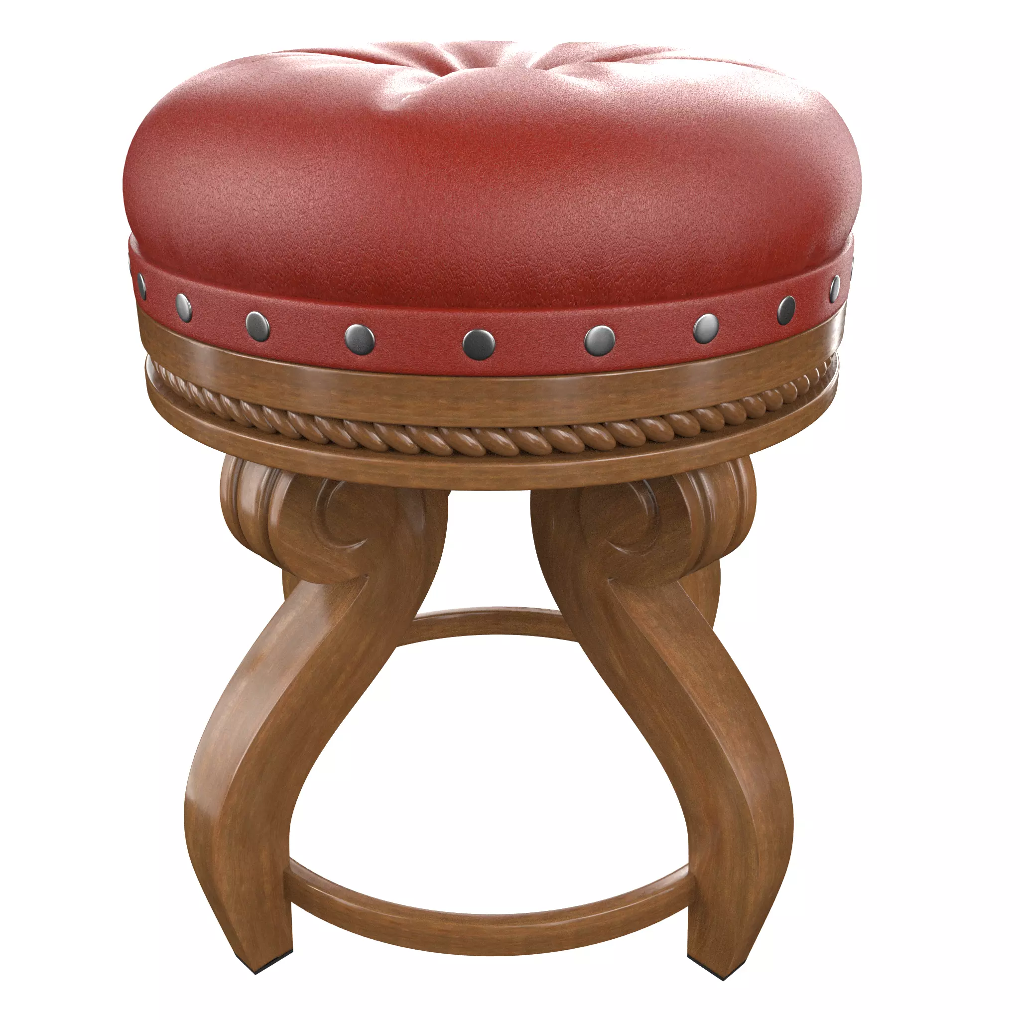 NMA Stool 001-2 Low-poly 3D model