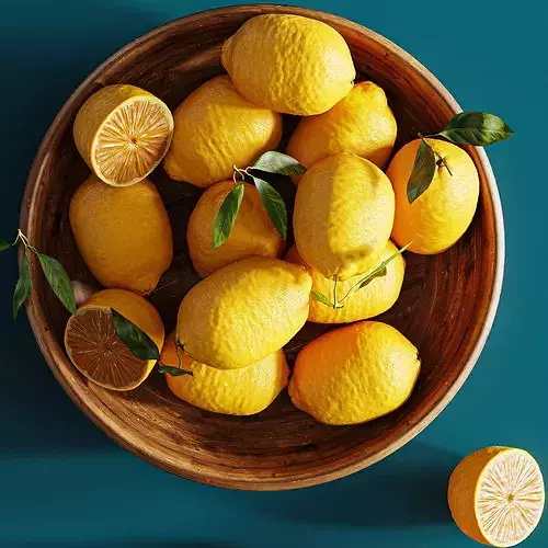 Fruit set01 3D model 3
