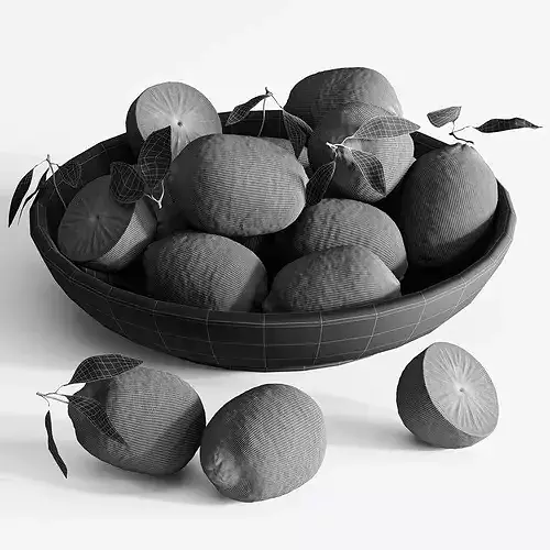 Fruit set01 3D model 7