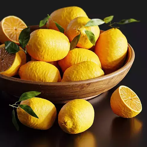 Fruit set01 3D model 5