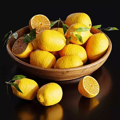 Fruit set01 3D model 2