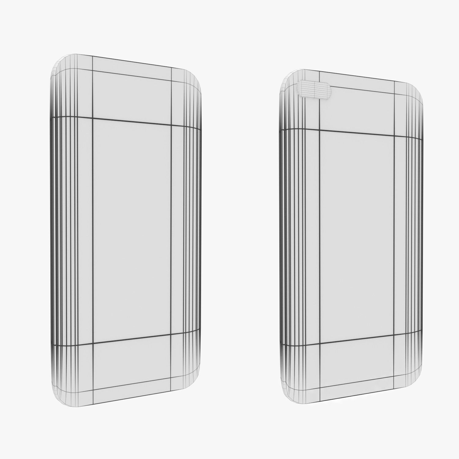 iPhone 7 Plus - Gold Low-poly 3D model_4