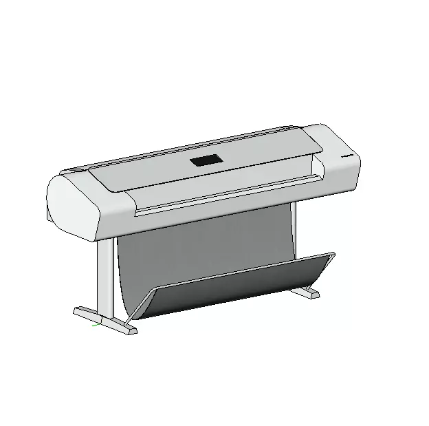Large Format Plotter Printer 3D model