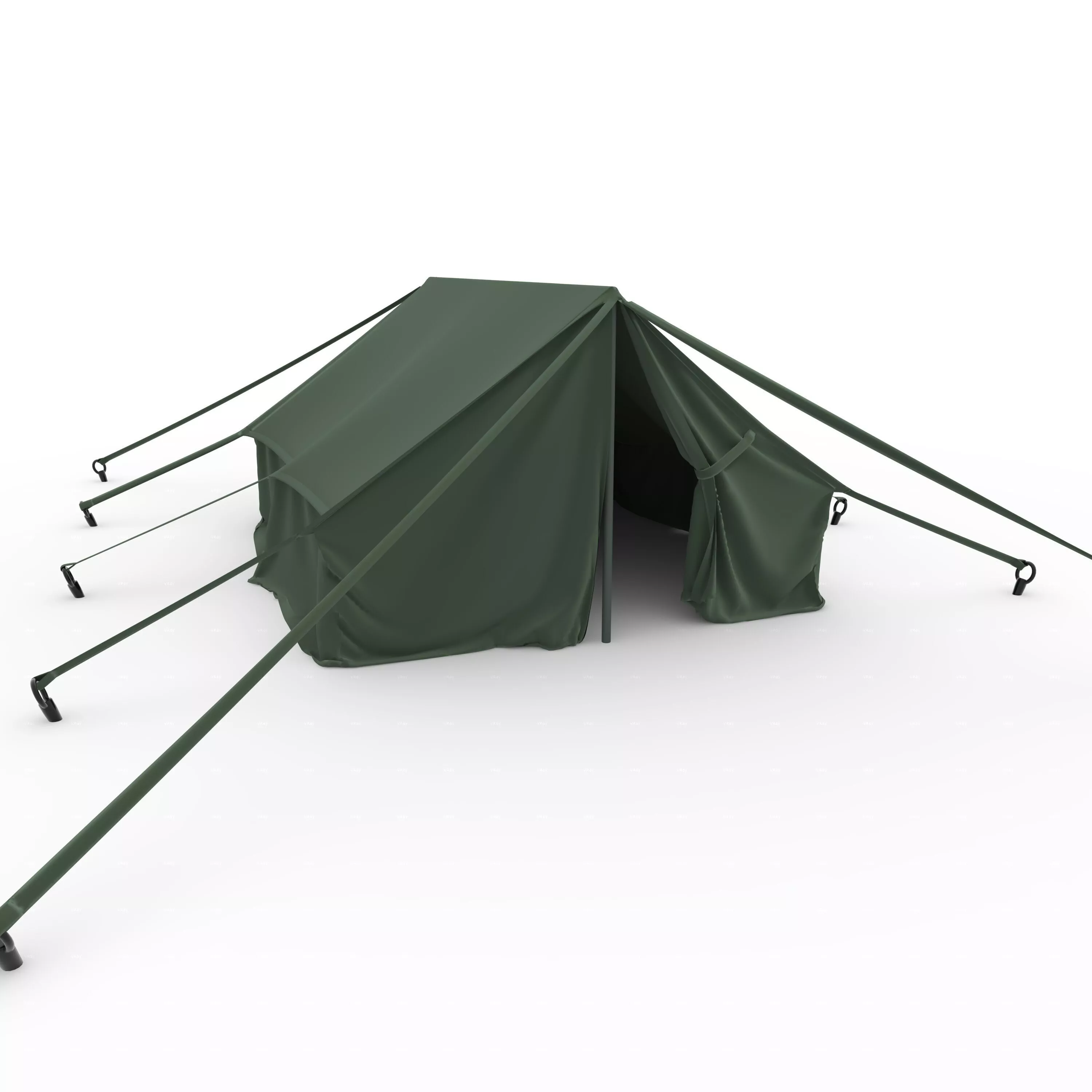 Military Tent 43 3D model