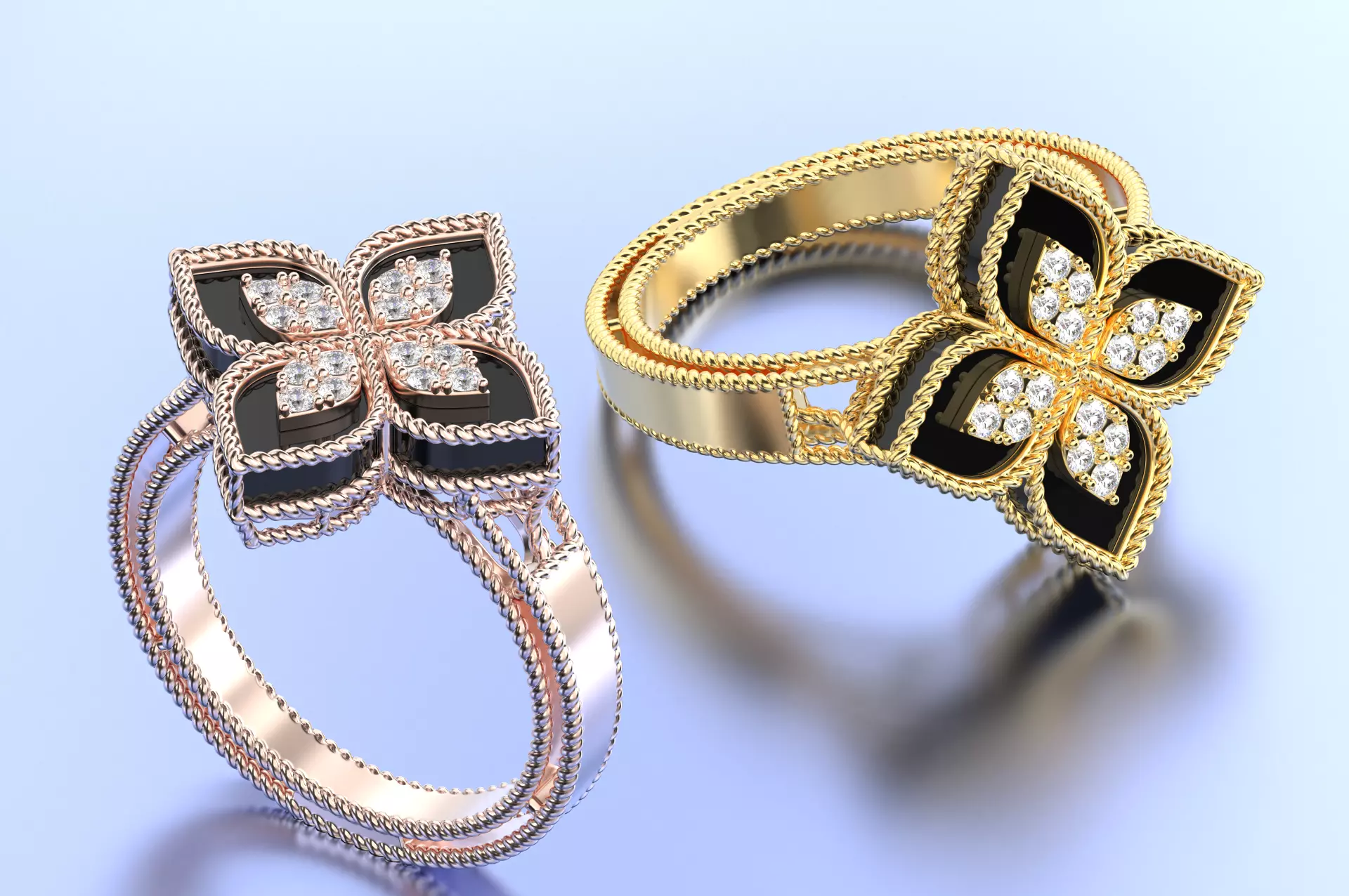 Roberto Coin PRINCESS FLOWER 3D print model