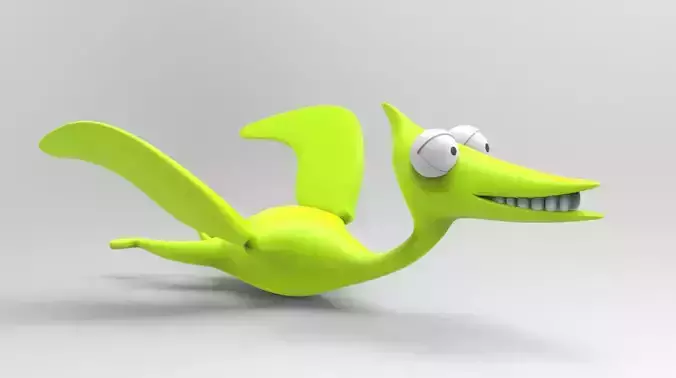 Toon Dinosaur Free 3D model