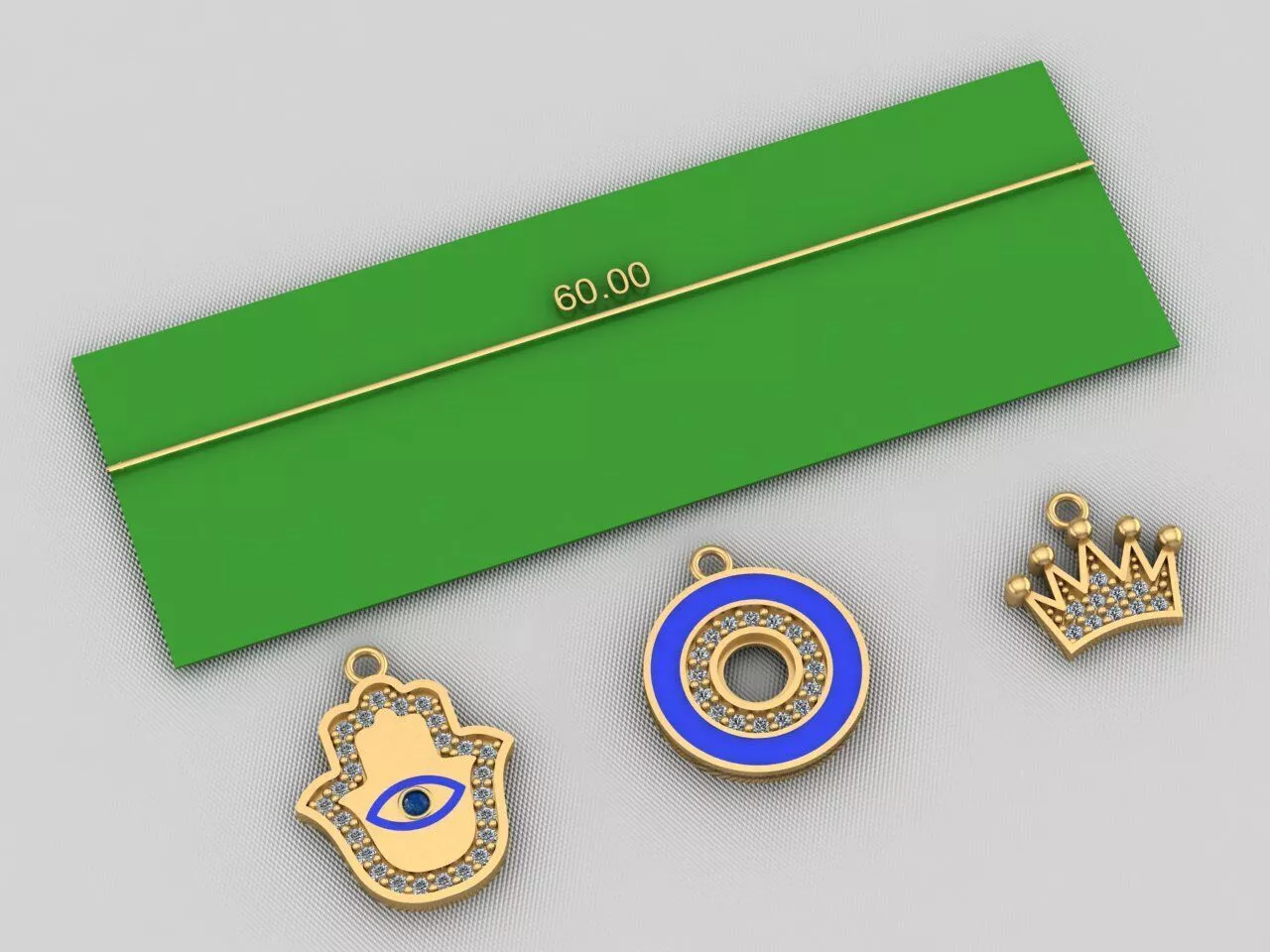 3 small toy pieces 3D print model