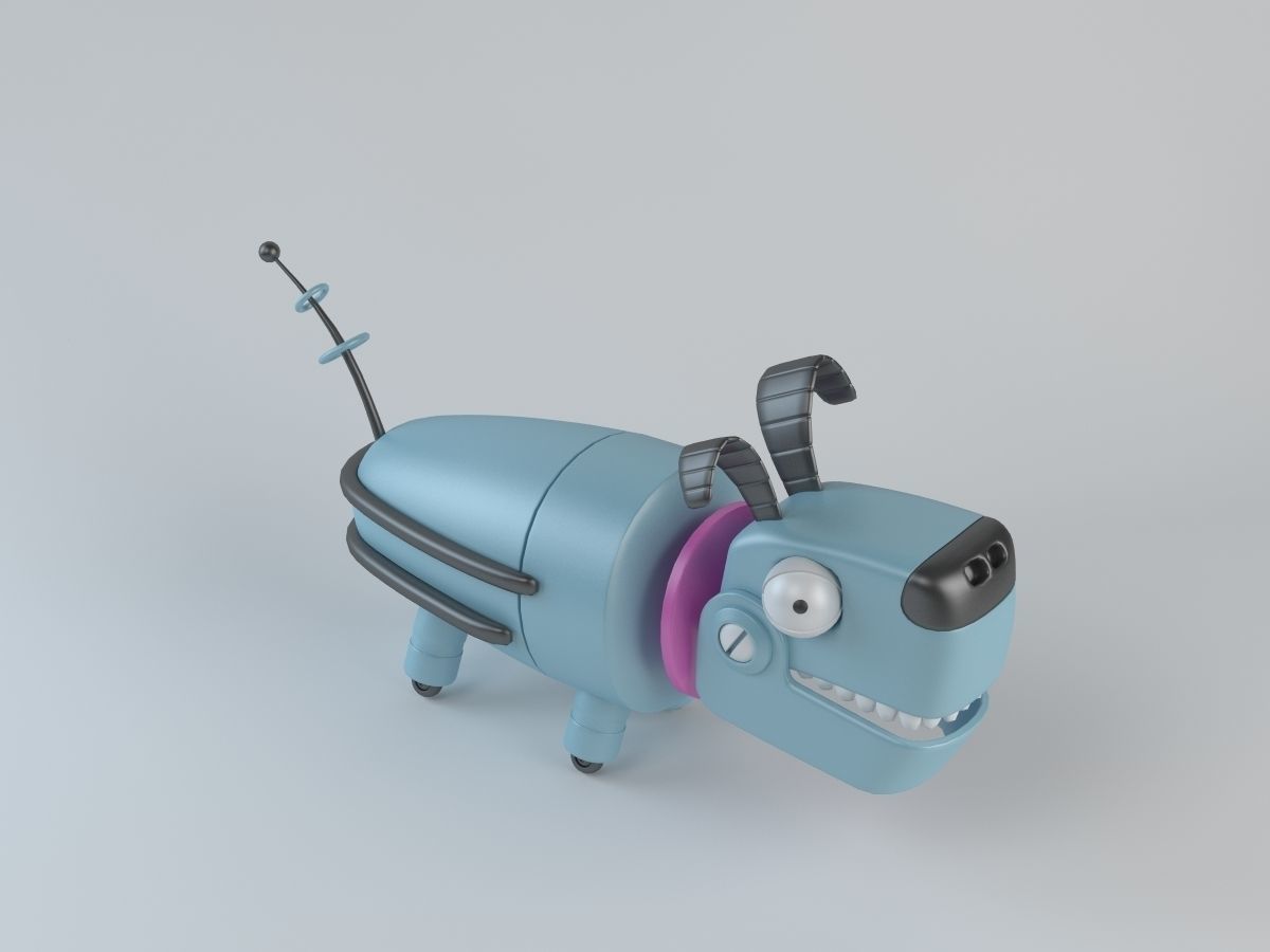 Robo Dog 3D model_2