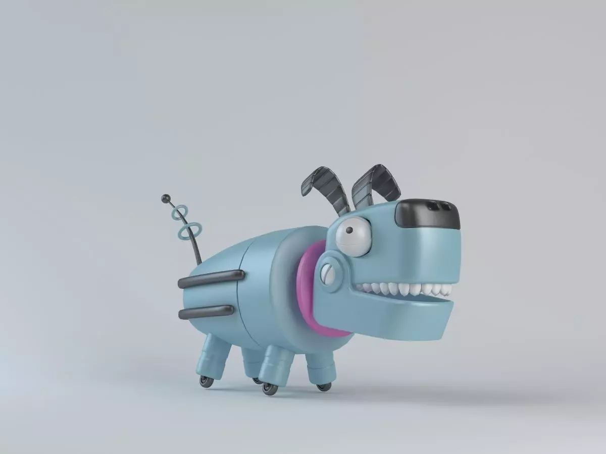 Robo Dog 3D model_0