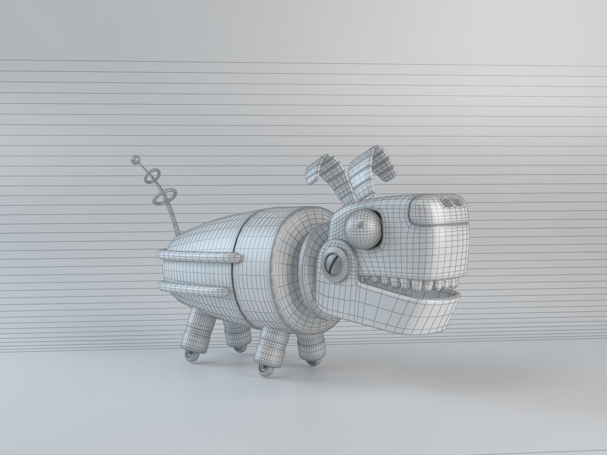Robo Dog 3D model_4