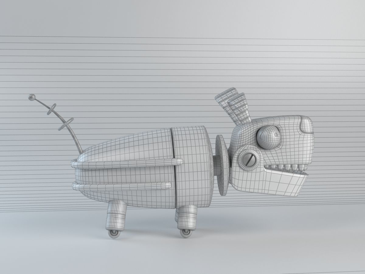 Robo Dog 3D model_5