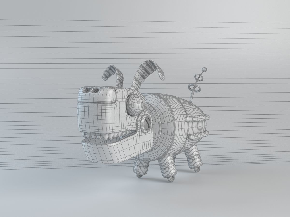 Robo Dog 3D model_3