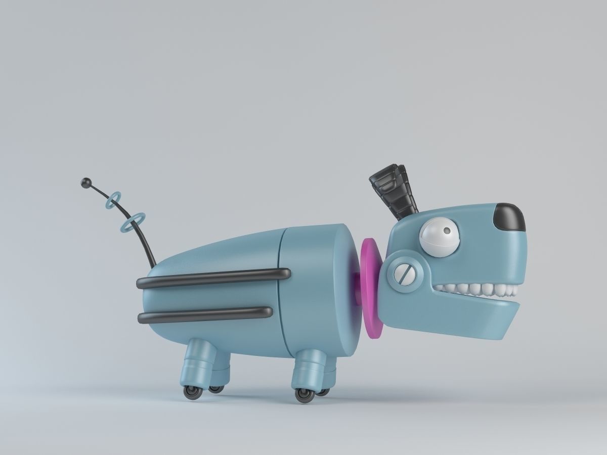 Robo Dog 3D model_1