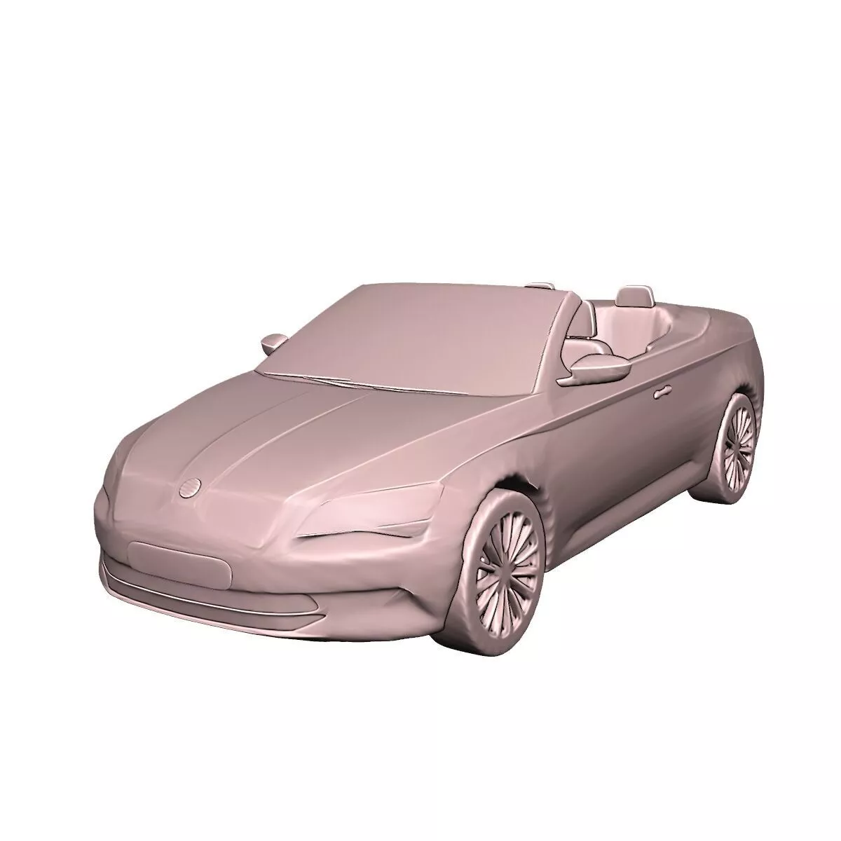 Skoda Car Modern Luxury Sedan 3D Print Model 3D print model