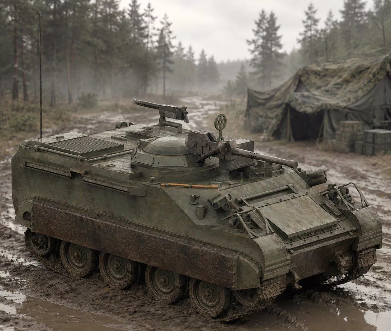 M113 Lynx Canada 3D print model