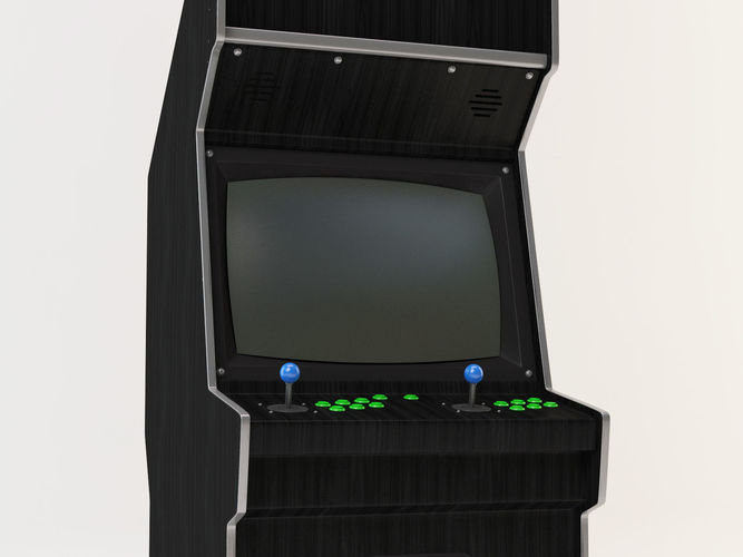 Arcade Machine Low-poly 3D model