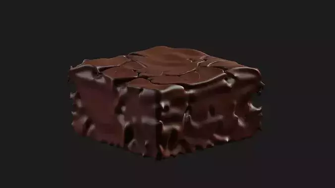 Chocolate Brownie 3D model