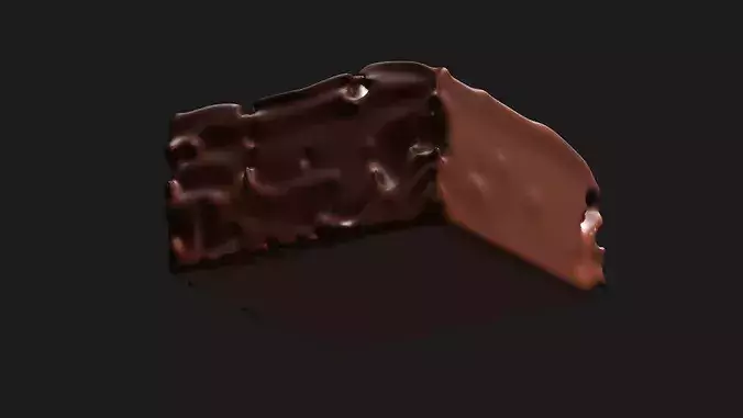 Chocolate Brownie 3D model 6