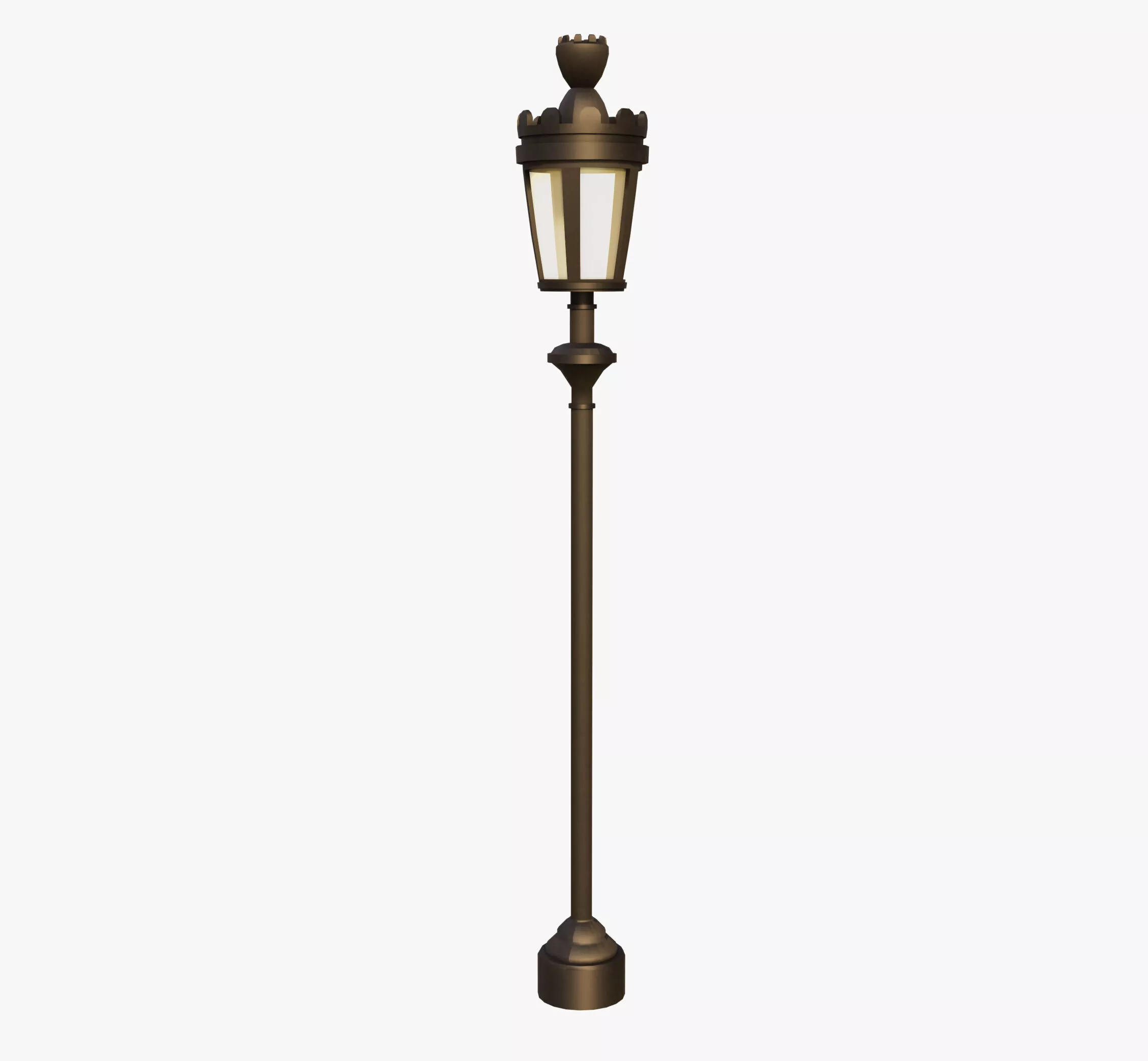 Classic Street Lamp Free low-poly 3D model