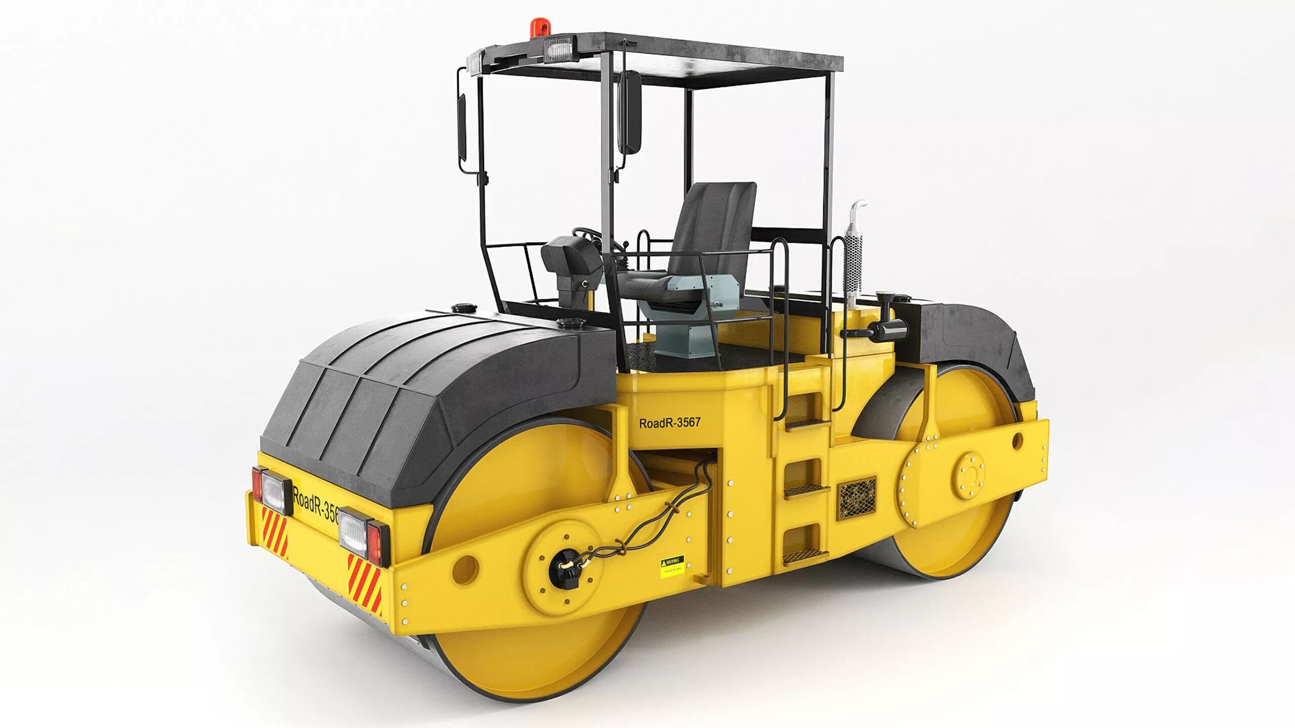 Asphalt Road Roller 3D model
