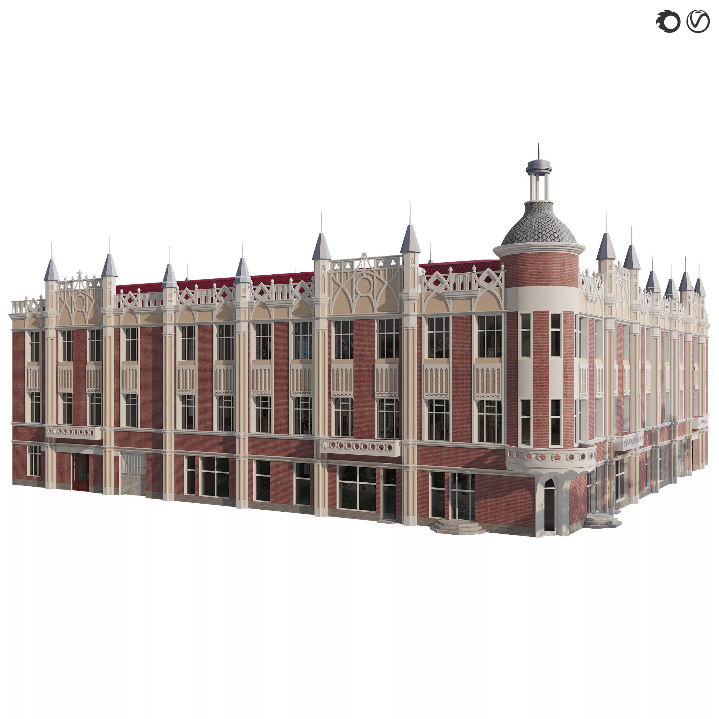 City building 16 3D model