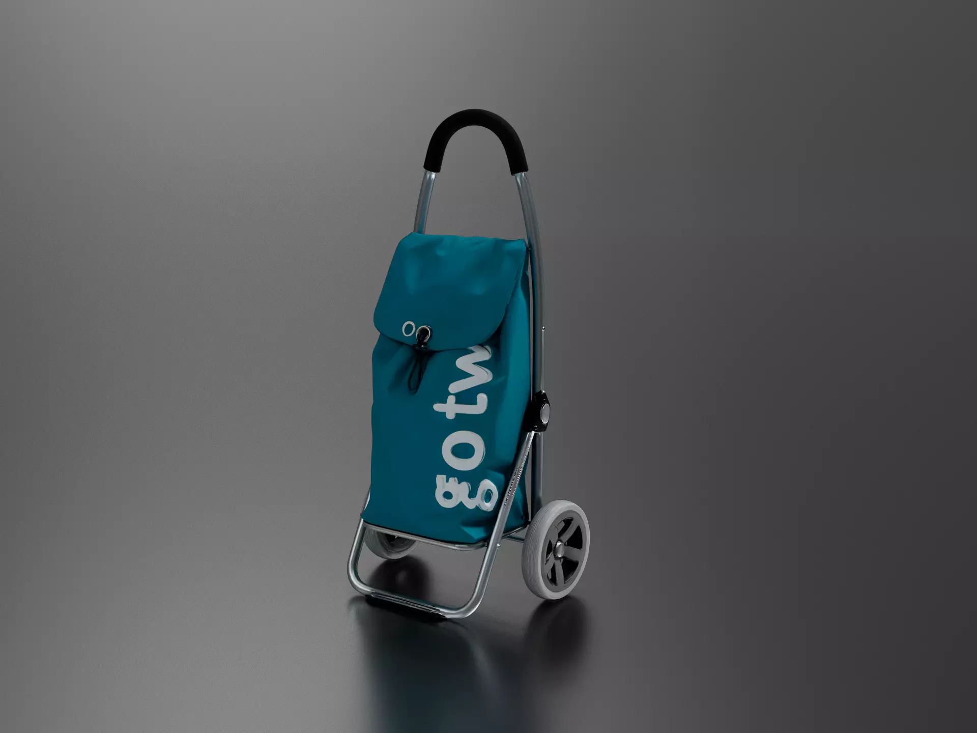 Shopping trolley 02 3D print model