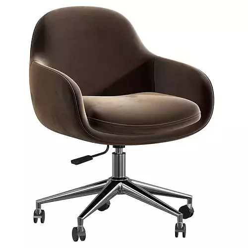 Jessen Office Chair Low-poly 3D model 5