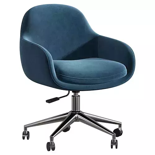 Jessen Office Chair Low-poly 3D model 6
