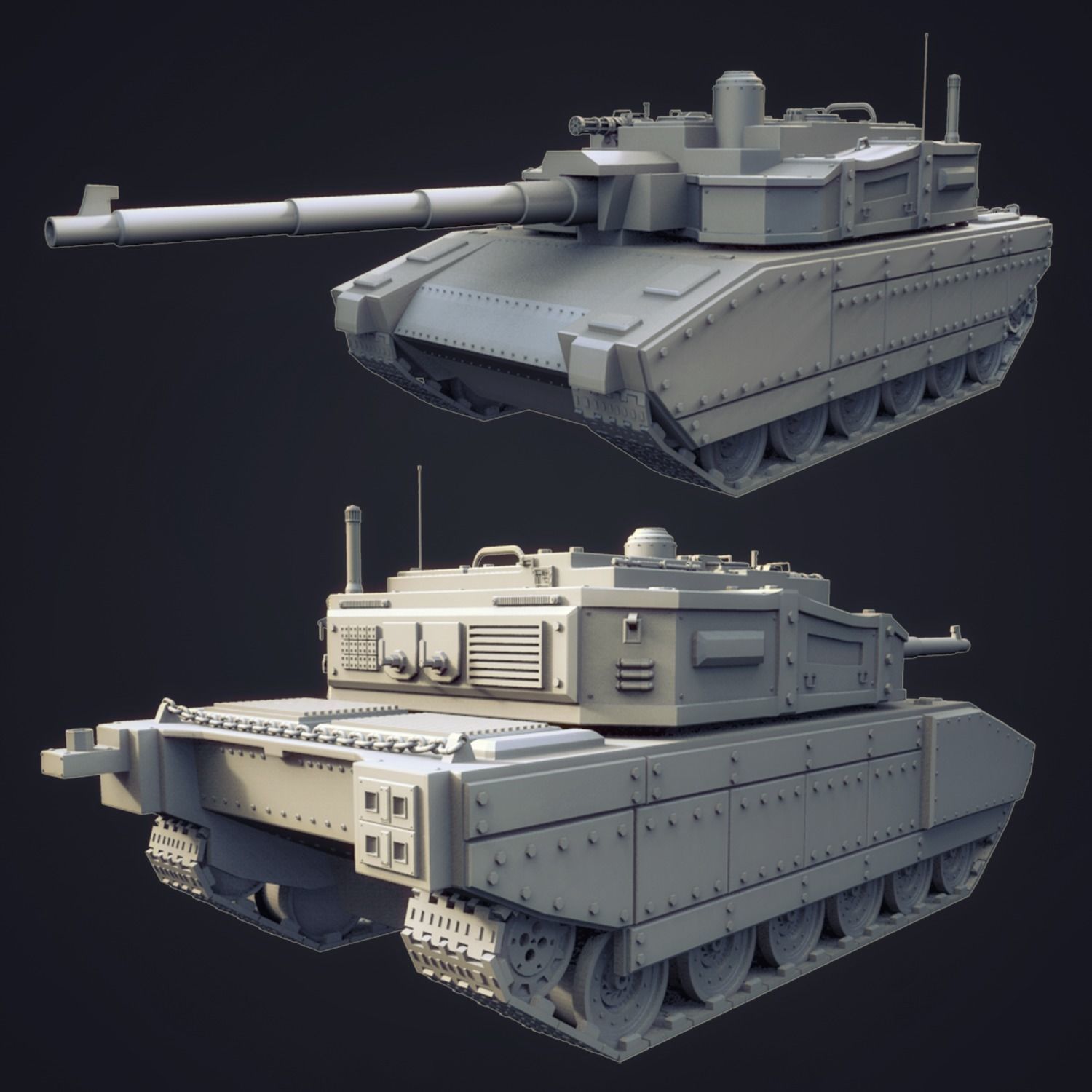 Tank War 3D model