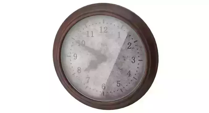 Antique Wall Clock  3D model