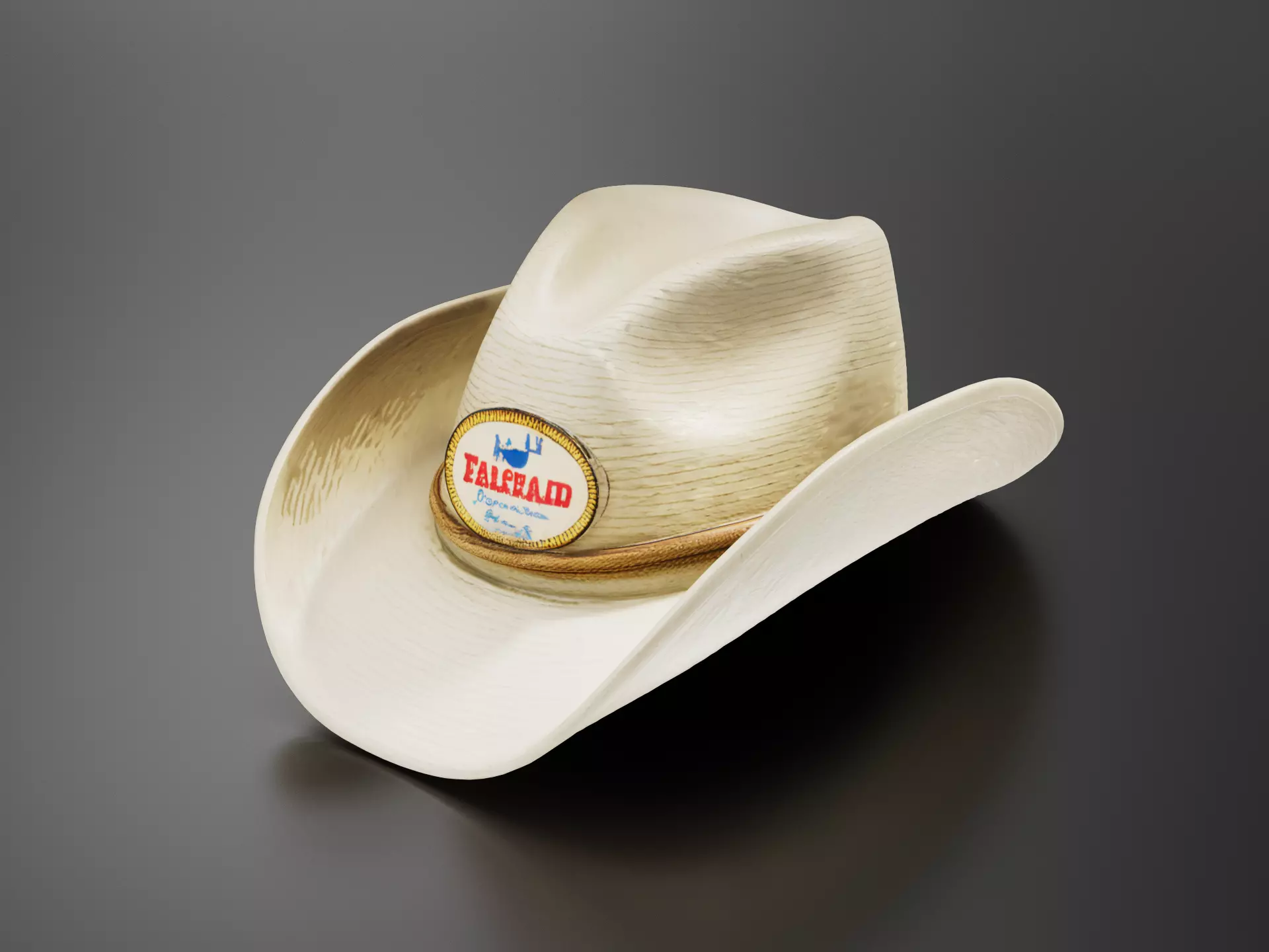 Straw hat 05 3D print model